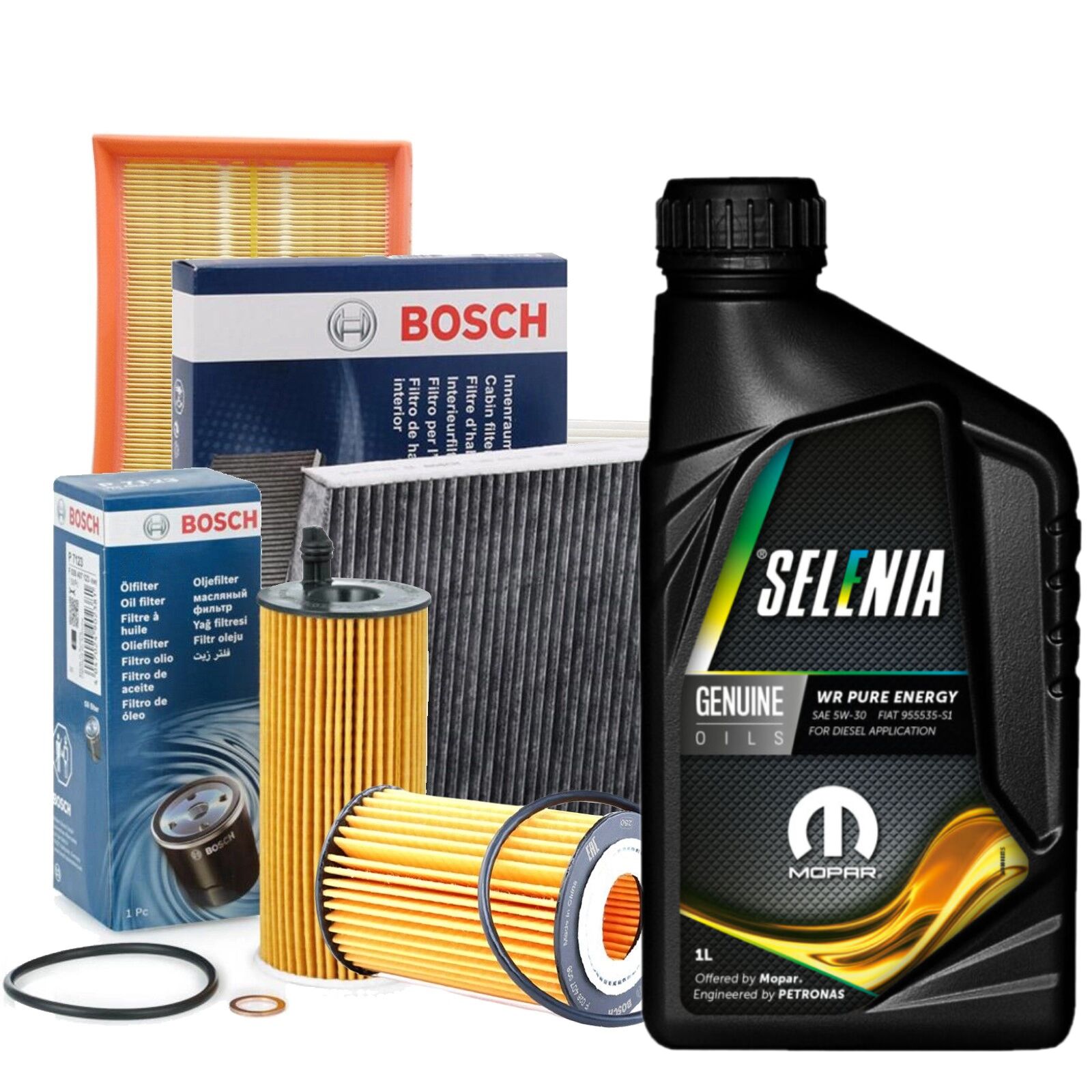 Kit tagliando filtri completo + olio motore per FIAT PANDA