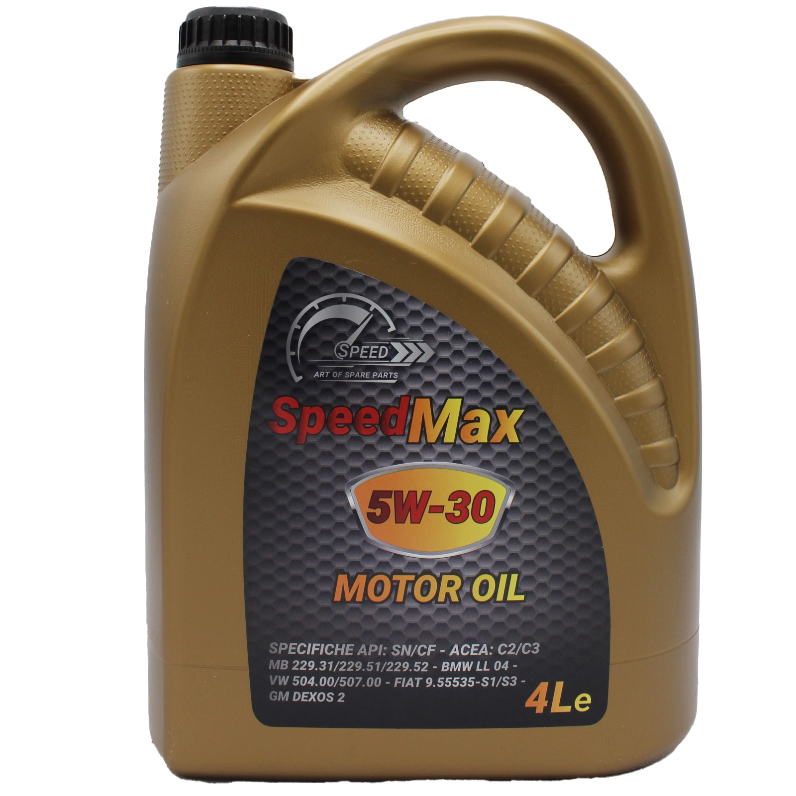 4 Litri Olio Motore Speed Max 5W30 Lubrificante Sintetico Motori Benzina Diesel