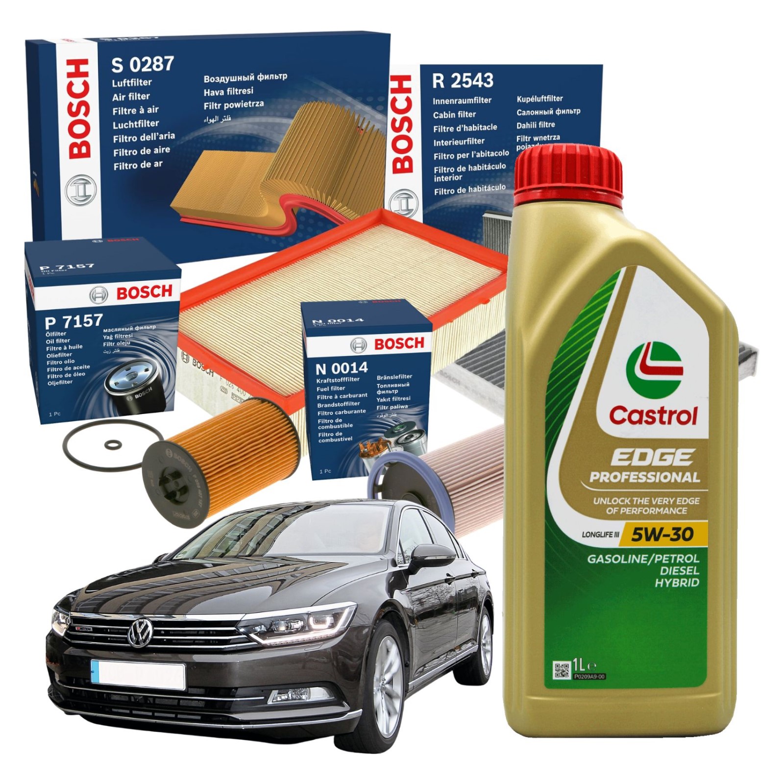 Kit Tagliando + Olio Motore Boscktb009+Ll035W30