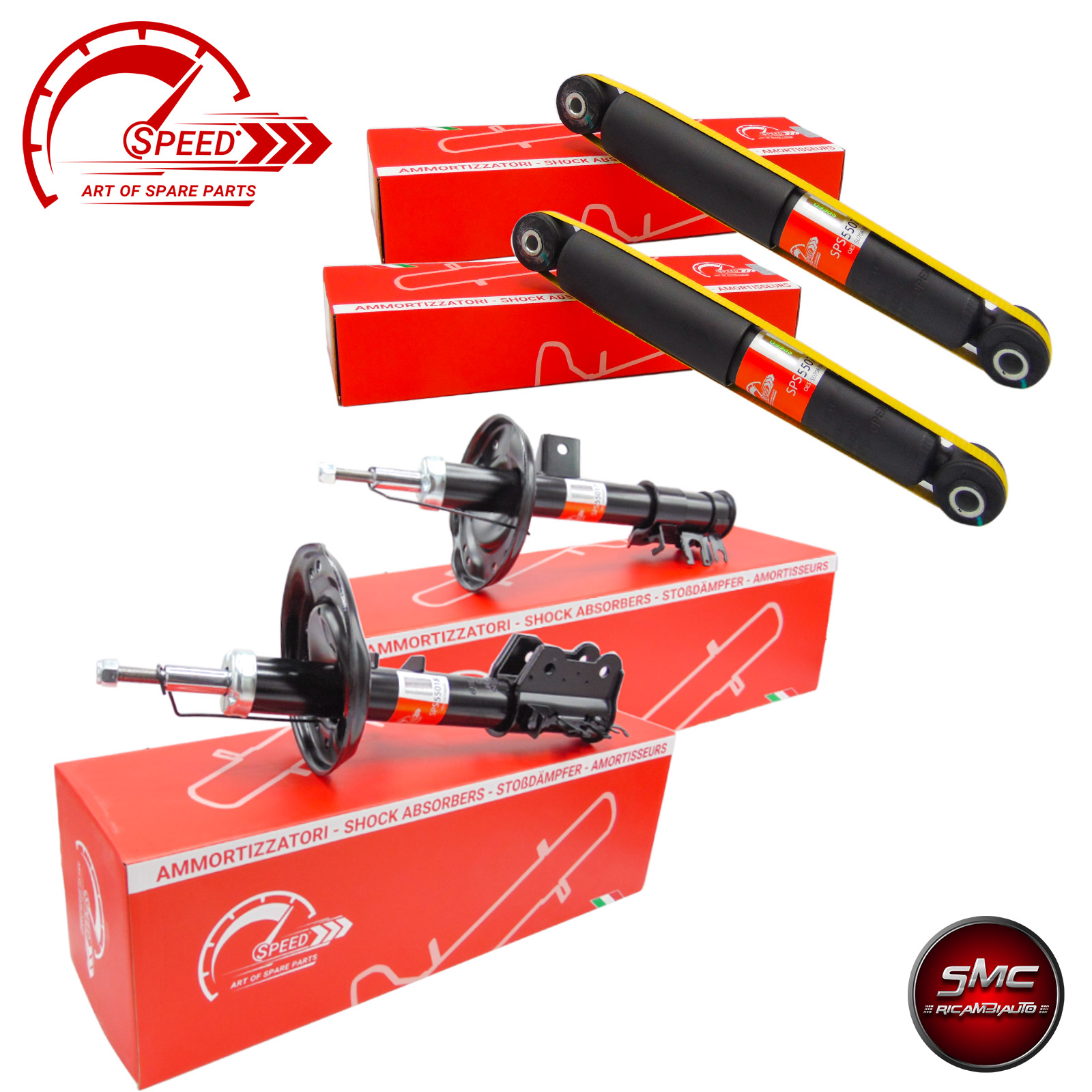Kit Ammortizzatori Speed Fiat 500 2007