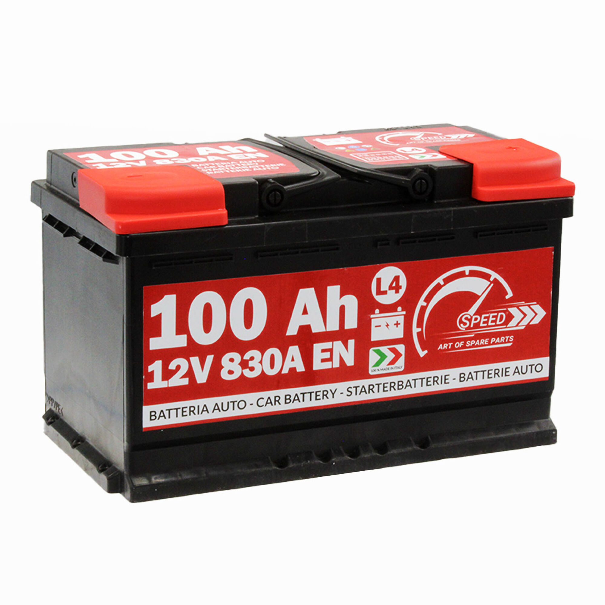 Batteria auto SPEED 100Ah L4 830A 12V 315x175x190
