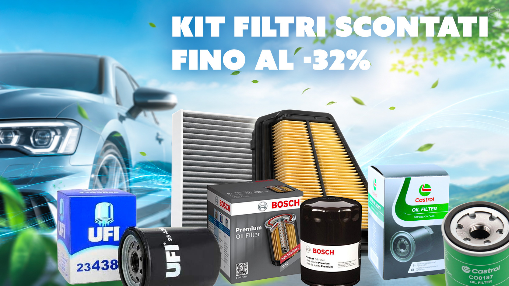 Ricambi Auto SMC - Filtri e kit tagliando completi sempre scontati fino al -32%